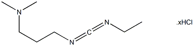 N-(3dimethylaminopropyl)-N′-ethylcarbodiimide hydrochloride Structure